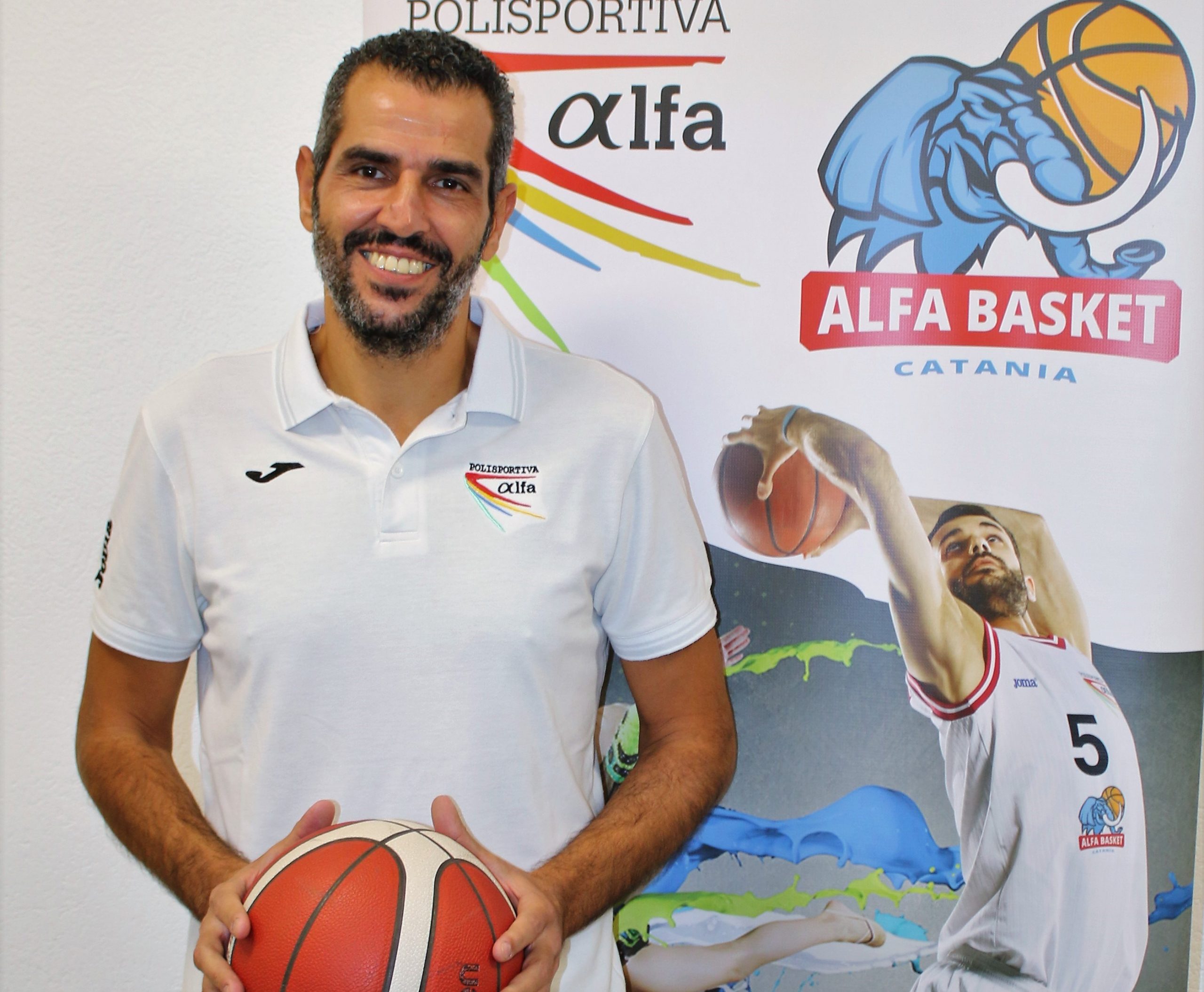 Fanion Alfa Basket Catania - En Tissu, Neuf, Club De Basket Italien